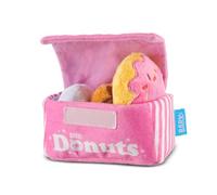 Barkbox Dog Toys - Barker’s Dozen Donuts Plush 4 in 1 Multi Part Interactive Dog Toy for Dogs & Puppies - Small