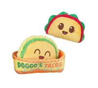 Barkbox Doggo’s Tacos - 3-in-1 Toys for Dogs and Puppies That Enjoy Fetch and Squeakers