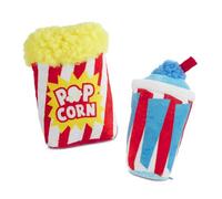 Barkbox Movie Bites Dog Toy Bundle - Squeaky Dog Toys - Plush Dog Toys - Puppy and Pet Toys for Small Dogs