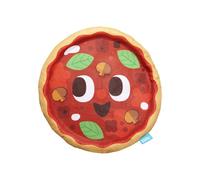 Barkbox Signore Pizza Face Dog Toy | Fluff-Free Crinkle Pizza Toy with T-Shirt Rope | Durable Dog Toys Dogs & Puppy Essentials