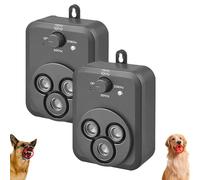 Barkbuz Anti Bark Device, Anti Dog Barking Device with 3 Modes, Qinux Barkbuz for Dogs, Waterproof & Rechargeable, With Led Flashlight for Small Medium Large Dogs (2Pcs)