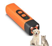 Barkbuz Anti Bark Device, Qinux Barkbuz for Dogs - 10-M Coverage, Suitable for Training to Improve Bad Behavior, Humane Behavior Training Support for Indoor/Outdoor Use (Orange)