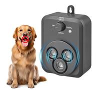 Barkbuz Anti Bark Device, Qinux Barkbuz for Dogs with 3 Modes, 25-40khz Three-Speed Frequency, Anti Barking Device for Dogs with LED Flashlight, Say Goodbye to Annoying Barks (1Pcs)