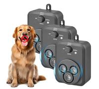 Barkbuz Anti Bark Device, Qinux Barkbuz for Dogs with 3 Modes, 25-40khz Three-Speed Frequency, Anti Barking Device for Dogs with LED Flashlight, Say Goodbye to Annoying Barks (3Pcs)