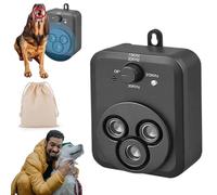 Barkbuz Anti Bark Device, Qinux Barkbuz - Rechargeable Handheld Dog Barking Control Device Dog, Dog Bark Deterrent Devices for Own or Neighbor's Dog, 3-Speed Frequency, For Dogs Indoor Outdoor Use (1)