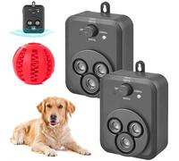 Barkbuz Anti Bark Device, Qinux Barkbuz, Sonic Bark Deterrents, Training to Improve Bad Behavior, 25000-40000 Hz 3-Speed Frequency, Rechargeable Ultrasonic Dog Repeller, for Indoor Outdoor (2 Pcs)
