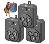 Barkbuz - Barkbuz Anti Bark Device, Qinux Barkbuz For Dogs, Strobe Mode, 25000-40000 Hz Three-Speed Variable Frequency, With Led Flashlight, Suitable For Training To Improve Bad Behavior (3pcs)