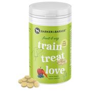 Barker and Barker Grain Free Dog Training Treats (Fruit & Veg) - 330 Small Tasty & Healthy Treats Pot - Low Calorie, High in Fibre & B Vitamins - 100% Human-Grade Ingredients for Puppies & Small Dogs