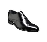 BARKER Winsford Men's Luxury Oxford Shoes - Black Leather Dress Shoes, Handcrafted Formal Footwear