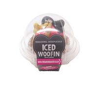 Barking Bakery Iced Carob Woofin Pink X 6