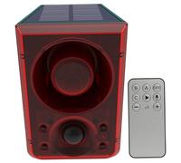 Barking Dog Alarm Solar Motion Sensor Noise Maker with Remote Control Waterproof USB Rechargeable Motion Detector Alarm for Outdoor