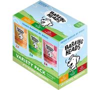 Barking Heads Adult Dog Food Wet Pouches Variety Pack Natural & Grain-Free with No Artificial Flavours Plus Added Vitamins & Minerals 6 x 300g