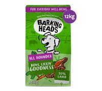 Barking Heads Complete Dry Dog Food 12kg - Adult All Hounder Bowl Lickin' Goodness Lamb - Natural Everyday Immunity & Vitality - Vet Approved