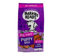 Barking Heads - Big Foot Puppy Days - Dry Dog Food for Large Breeds - Natural Grain Free, Hypoallergenic for Sensitive Digestion & Development - Vet