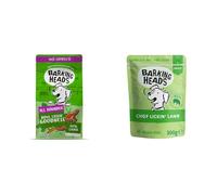 Barking Heads Bundle - Chop Lickin' Lamb Dog Food 2kg + Wet Food - No Artificial Flavours - Grain-Free Recipe (10 x 300g)