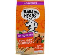 Barking Heads Complete Dry Dog Food 12kg - Adult All Hounder Bowl Lickin' Goodness Chicken - Natural Everyday Immunity & Vitality - Vet Approved