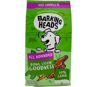 Barking Heads Complete Dry Dog Food 12kg - Adult All Hounder Bowl Lickin' Goodness Lamb - Natural Everyday Immunity & Vitality - Vet Approved