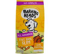 Barking Heads Complete Dry Dog Food 12kg Adult All Hounder Fat Dog Slim Chicken - Natural Low Fat Weight Management for Overweight Dogs - Vet Approved