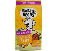 Barking Heads Low-Calorie Dry Dog Food - Fat Dog Slim - 100% Natural, Free-Run Chicken with No Artificial Flavours, Low Fat Recipe, Good for Joint Health, 12 kg