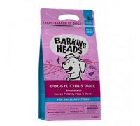 Barking Heads Complete Dry Dog Food 1.5kg - Adult Little Paws (Small Breed) Fuss Pot Duck - Natural Grain Free Hypoallergenic for Fussy Eaters & Sensitive Stomachs - Vet Approved