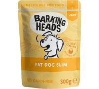 Barking Heads Low-Calorie Wet Dog Food - Fat Dog Slim (10x300g) - 85% Natural Free-Run Chicken with No Artificial Flavours - Grain-Free Recipe with