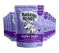 Barking Heads Wet Dog Food For Puppies - Puppy Days - No Artificial Flavours - Grain-Free Recipe (10 x 300 g)