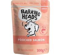 Barking Heads Wet Dog Food - Pooched Salmon - Salmon & Sardine - No Artificial Flavours - Grain-Free Recipe (10 x 300 g)