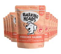 Barking Heads Wet Dog Food - Pooched Salmon - Salmon & Sardine - No Artificial Flavours - Grain-Free Recipe (10 x 300 g)