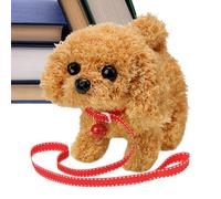 Barking Plush Toy - Electronic Dog, 25x15cm Interactive Pet with Tail Wagging, Plushy Toy with Sound Effects, Soft Stuffed Companion for Fun Play, Electronic Companion Toys for Learning Spaces