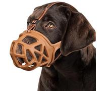 BARKLESS Dog Muzzle, Humane Basket Muzzle for Small Dogs Biting, Scavenging