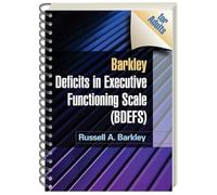 Barkley Deficits in Executive Functioning Scale (BDEFS for Adults), (Wire-Bound Paperback)