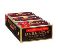 Barkleys Chocolate Breath Mints -Strong Peppermint Flavor- Chocolate Candy, Breath Freshener, After Dinner Mints In Reusable Classic Travel Tins - 6 Pack - 50 Count Each