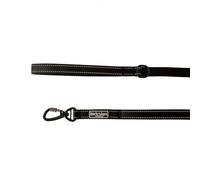 Barkridges® Premium Triple Handle Dog Lead Leash | Traffic Handle | Secured | Locking Clip | Padded Handle | Safety Reflective Strips | Comfortable for Small Medium Large Dogs (Black, 150cm)