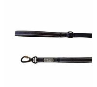 Barkridges® Premium Triple Handle Dog Lead Leash | Traffic Handle | Secured | Locking Clip | Padded Handle | Safety Reflective Strips | Comfortable for Small Medium Large Dogs (Dark Blue, 150cm)