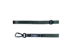 Barkridges® Triple Handle Dog Lead Screw-Lock Clip | Heavy Duty 3 Padded Handles Traffic Leash Large Dogs | Strong Locking Safety Carabiner Anti-Escape, 360° Reflective (Army Green, 150cm / 5 ft)
