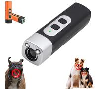 BarkShield for Dogs, The BarkShield Pro, Dog Bark Deterrent Device with Led Flashlight, Suitable for Training Dogs to Improve Bad Behavior (Black)