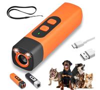 BarkShield Pro - Bark Shield Anti Barking Device for Dogs, 2025 Upgrade Anti Barking Device for Dogs, with HD Display and LED Flashlight, Stop Bad Behavior Without Yelling or Swatting (Orange)