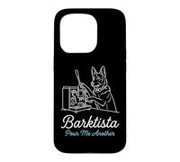 Barktista Pour Me Another German Shepherd Coffee Drinker Case for iPhone 15 Pro