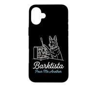 Barktista Pour Me Another German Shepherd Coffee Drinker Case for iPhone 16 Plus