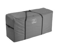 Barlborough Garden Cushion Protective Storage Bag Cover | Medium 120 x 50 x 68cm | Waterproof Resistant with Zips for Outdoor Furniture Sofa Cushions Grey