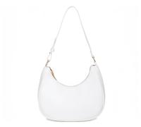 Barley Direct Women's Shoulder Bags, Cute Hobo Tote Handbag Mini Clutch Purse with Zipper Closure(Moon White)