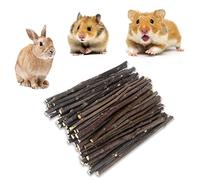 Barley Ears Natural Apple Sticks, Bunny Chew Toys Hamster Chew Sticks Teeth Grinding Toys, Pet Chew Snacks, Rabbit Hamster Guinea Rat Gerbil Small Animals Toys (300g)