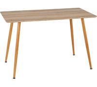Seconique Dining Table Barley – Oak Veneer – Seats up to 4 – L70 x W120 x H76 cm