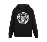 BARLOTUS Bouncing Souls Rocker Heart Punk Men's Hoodies Graphic Pullover Sweatshirts Unisex Black Printed Hooded XL
