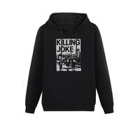 BARLOTUS Killing Joke Change Essential Men's Hoodies Graphic Pullover Sweatshirts Unisex Black Printed Hooded M