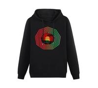 BARLOTUS King Gizzard The Lizard Gift Wizard Men's Hoodies Graphic Pullover Sweatshirts Unisex Black Printed Hooded XL
