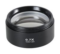 Barlow Glass Lens for Trinocular Stereo Microscope 0.5/0.7 Microscope Camera Lens Barlow Objective Lens