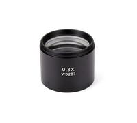 Barlow Lens Stereo Microscope Lens, Accessories Auxiliary Objective Lens 48mm 0.3X 0.5X 0.7X 0.75X 1X 1.5X 2X(0.3X)