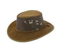 Barmah 1064 Foldaway Cooler Suede Hickory XL 61cm Brown