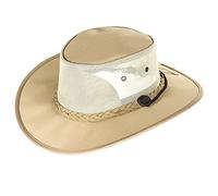 Barmah Hats Foldaway Canvas Cooler - Beige L